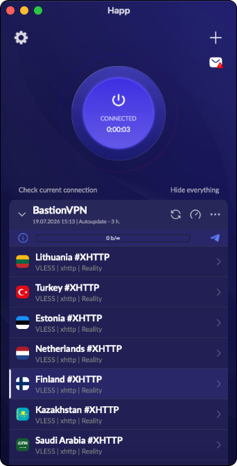 Подключено